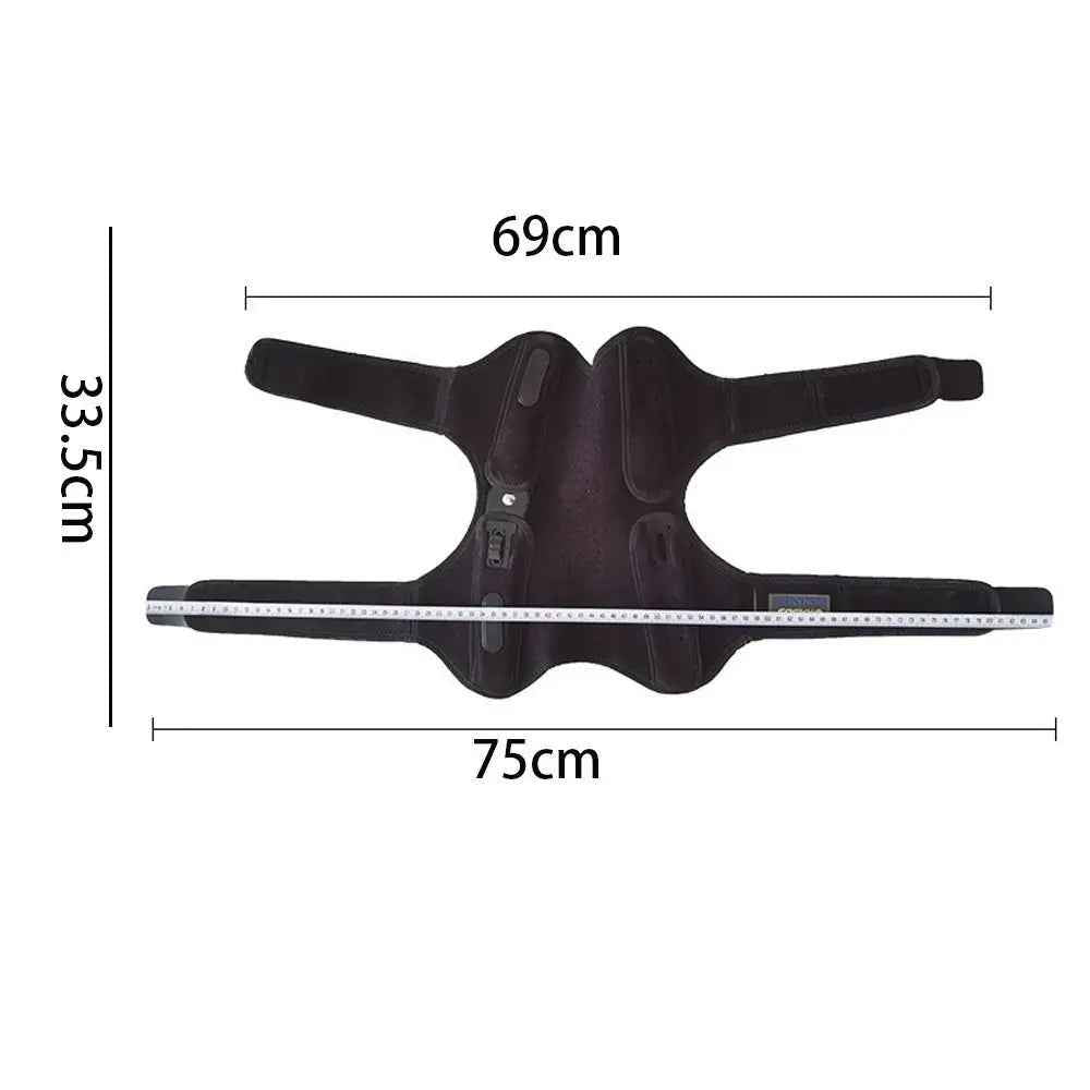 Black Spring Force Knee Pads, Knee Booster Knee Joint Support Powerful Non‑Slip Leg Protector Strength Training Strength Training (Copy)