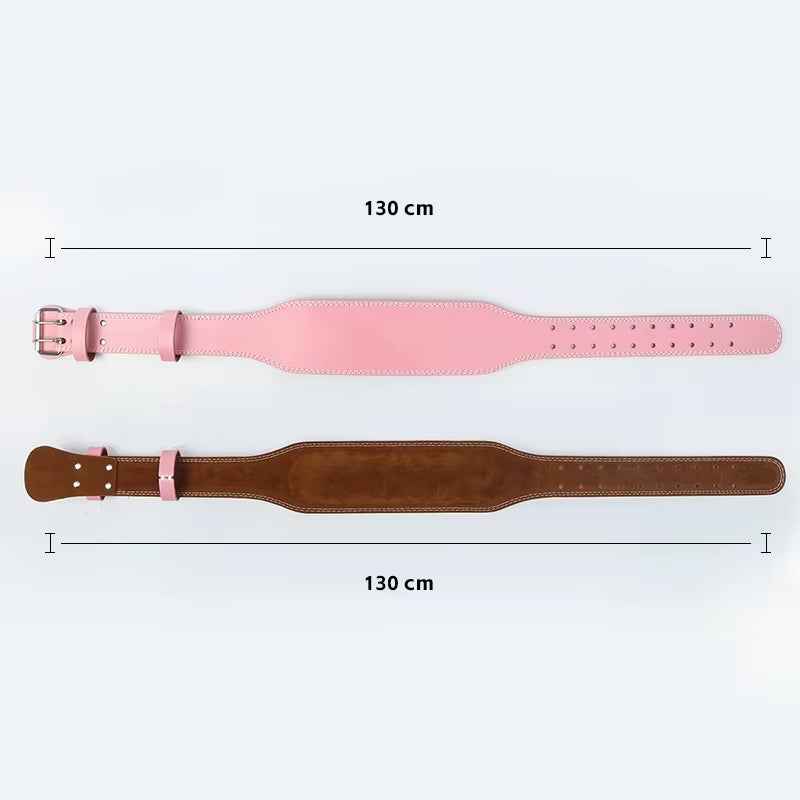 Weight Lifting Belt for Women 10.5Cm Width Gym Fitness Squats Belt Back Support Powerlifting, Cross Training, Workout Belt Pink