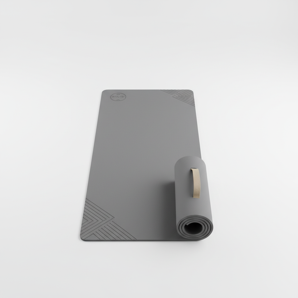 Foldable yoga mat 74 inch long extra thick non-slip