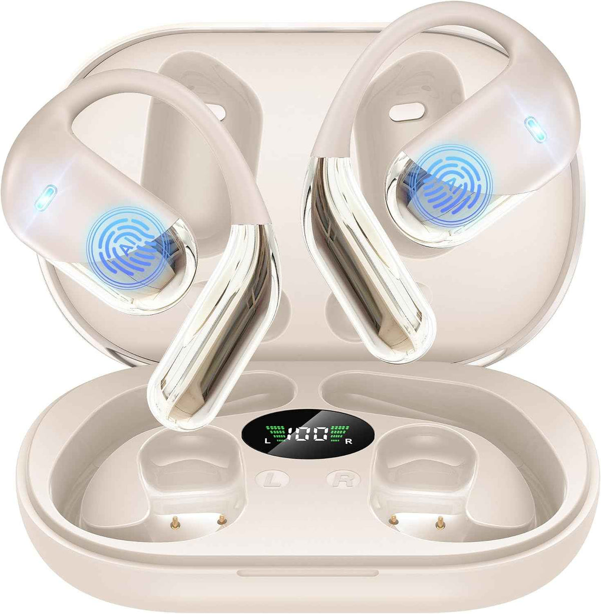 AI Real-Time Translation Earbuds, 198 Languages, 3-in-1 Translator for Travel, Meetings & Learning
