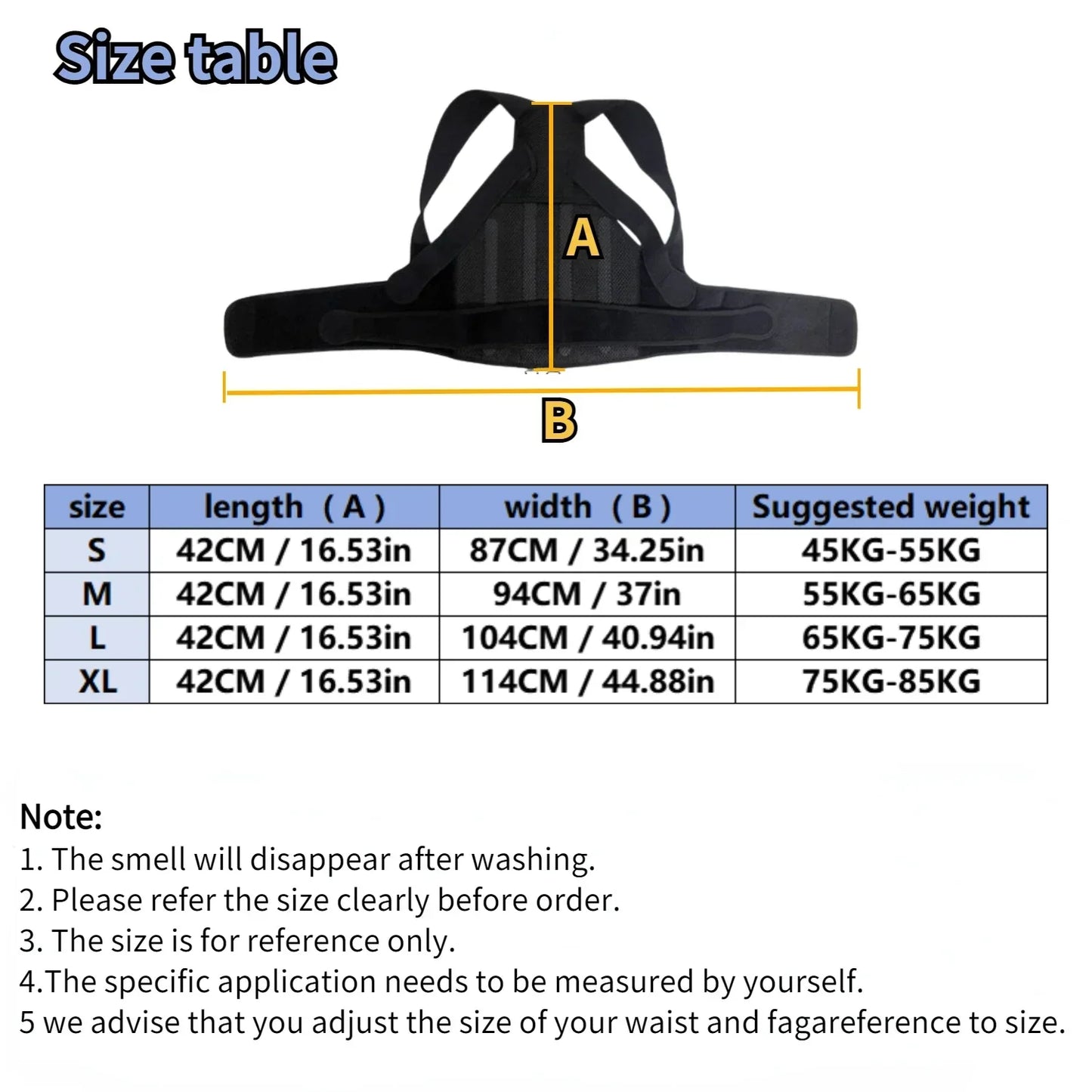 Posture Corrector for Women and Men, Back Support Brace for Neck Shoulder & Upper and Lower Back Pain Relief, Invisible Adjustable Lightweight Posture Corrector under Clothes(Black, Large)