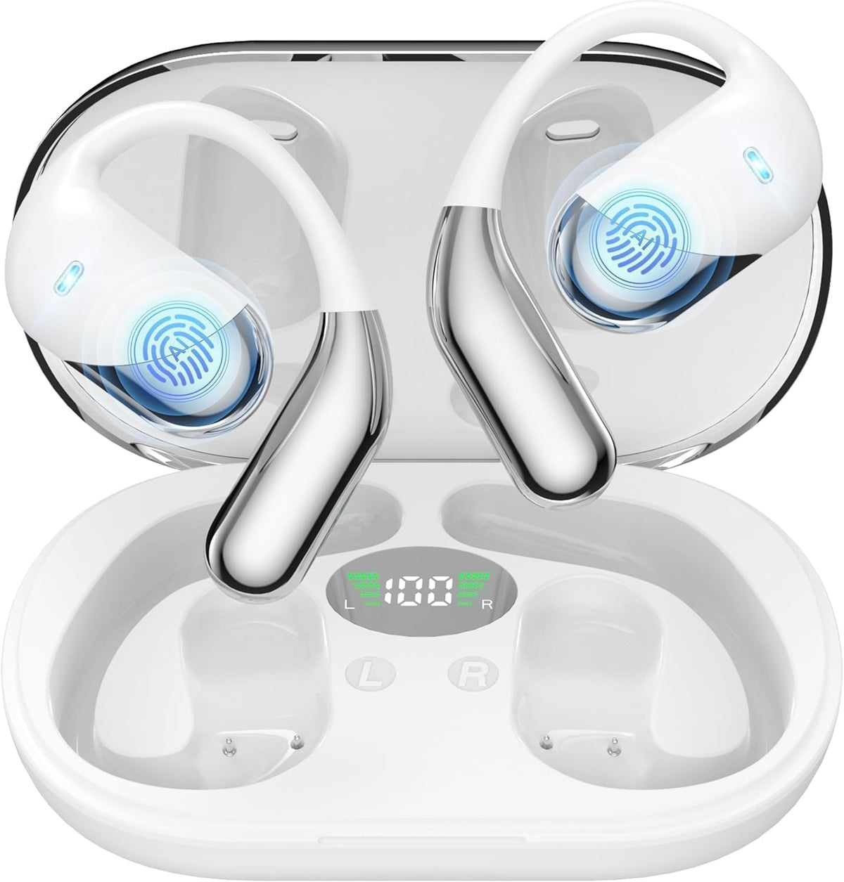 AI Real-Time Translation Earbuds, 198 Languages, 3-in-1 Translator for Travel, Meetings & Learning