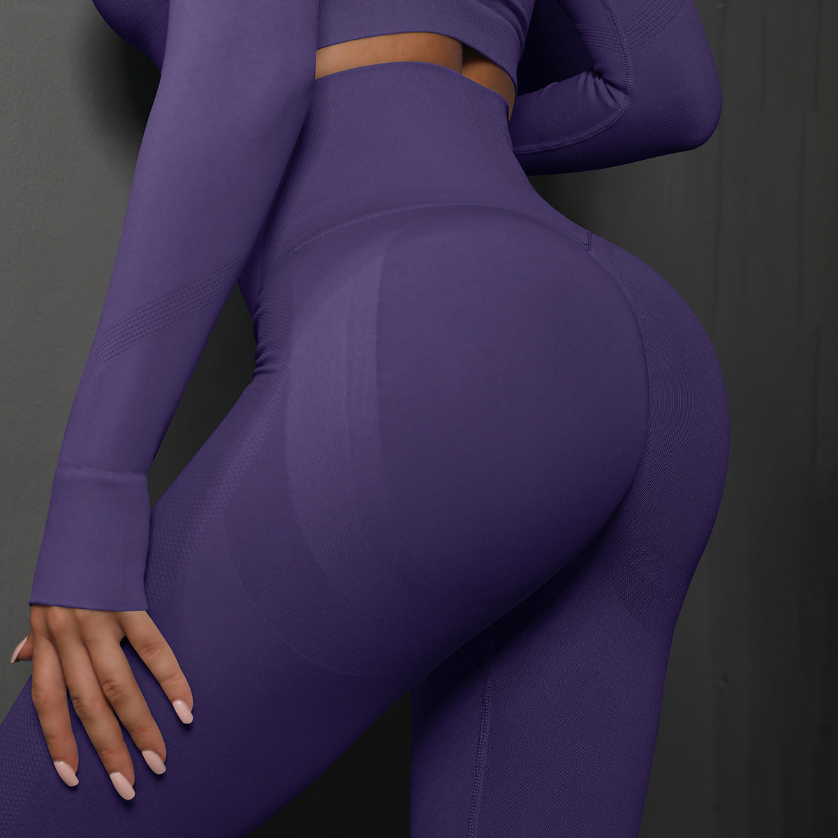 High Waist Seamless Yoga Pants Women'S Solid Color Full Length Leggings Fitness Hip up Running Sport Gym Legging Outfits
