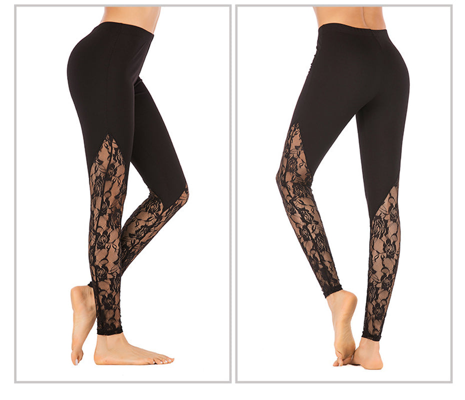 Patched-Up Yoga Legging