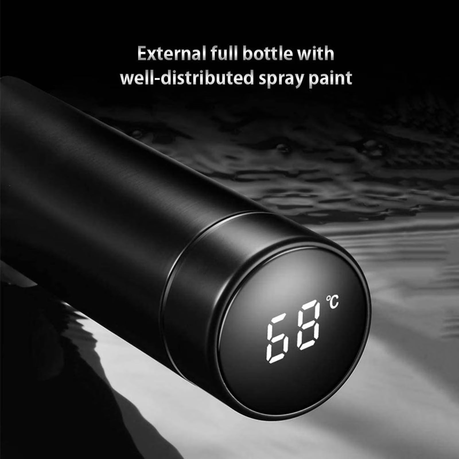 500Ml Thermosflasche Intelligente Temperaturanzeige Flasche Smart Coffee Cup Glass&Bottle Happy Day!