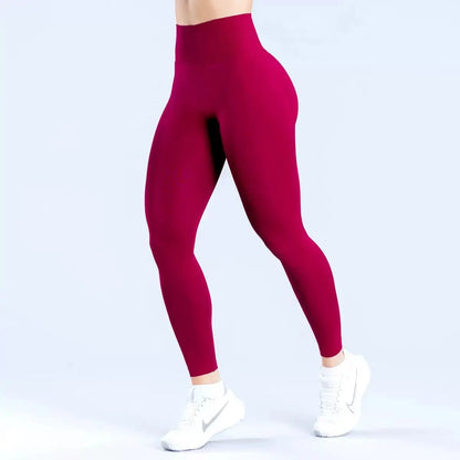 Woman Seamless Sports Leggings Scrunch Bum Gym Legging Solid Workout Yoga Pants Low Waistband Sports Tights 2026