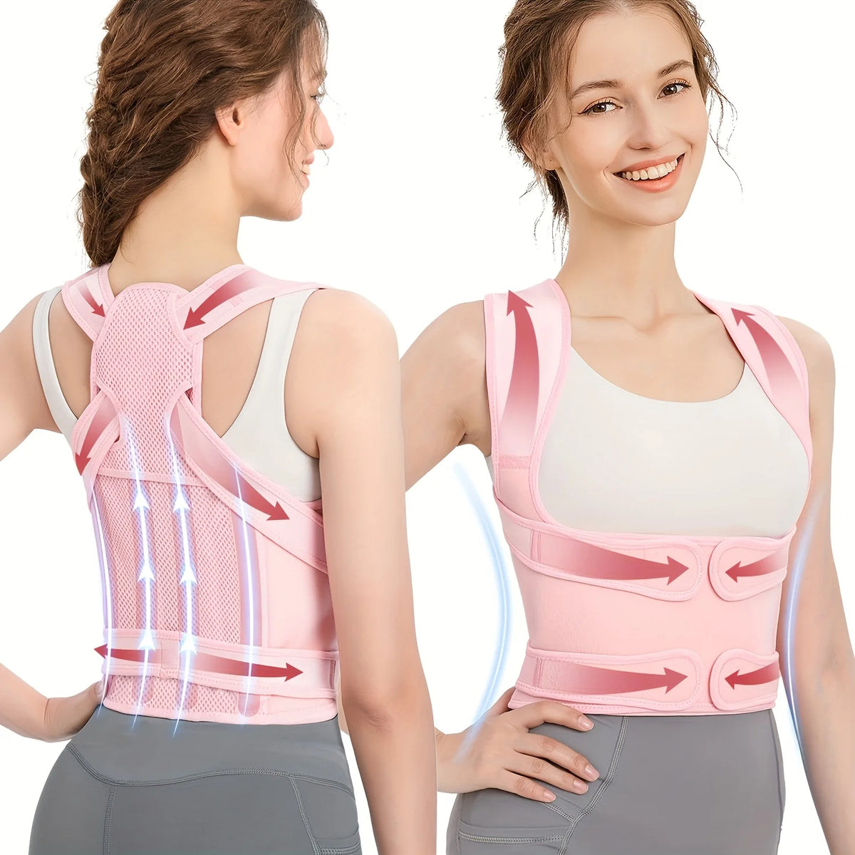 Adjustable Breathable Back Brace & Posture Support