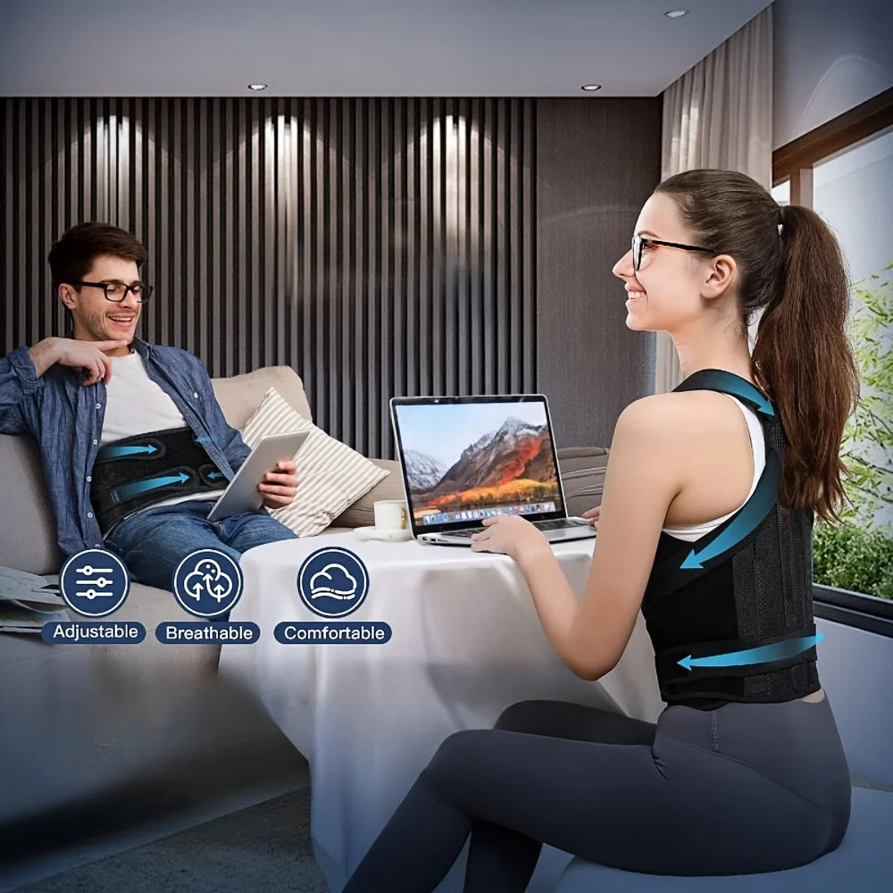 Adjustable Breathable Back Brace & Posture Support