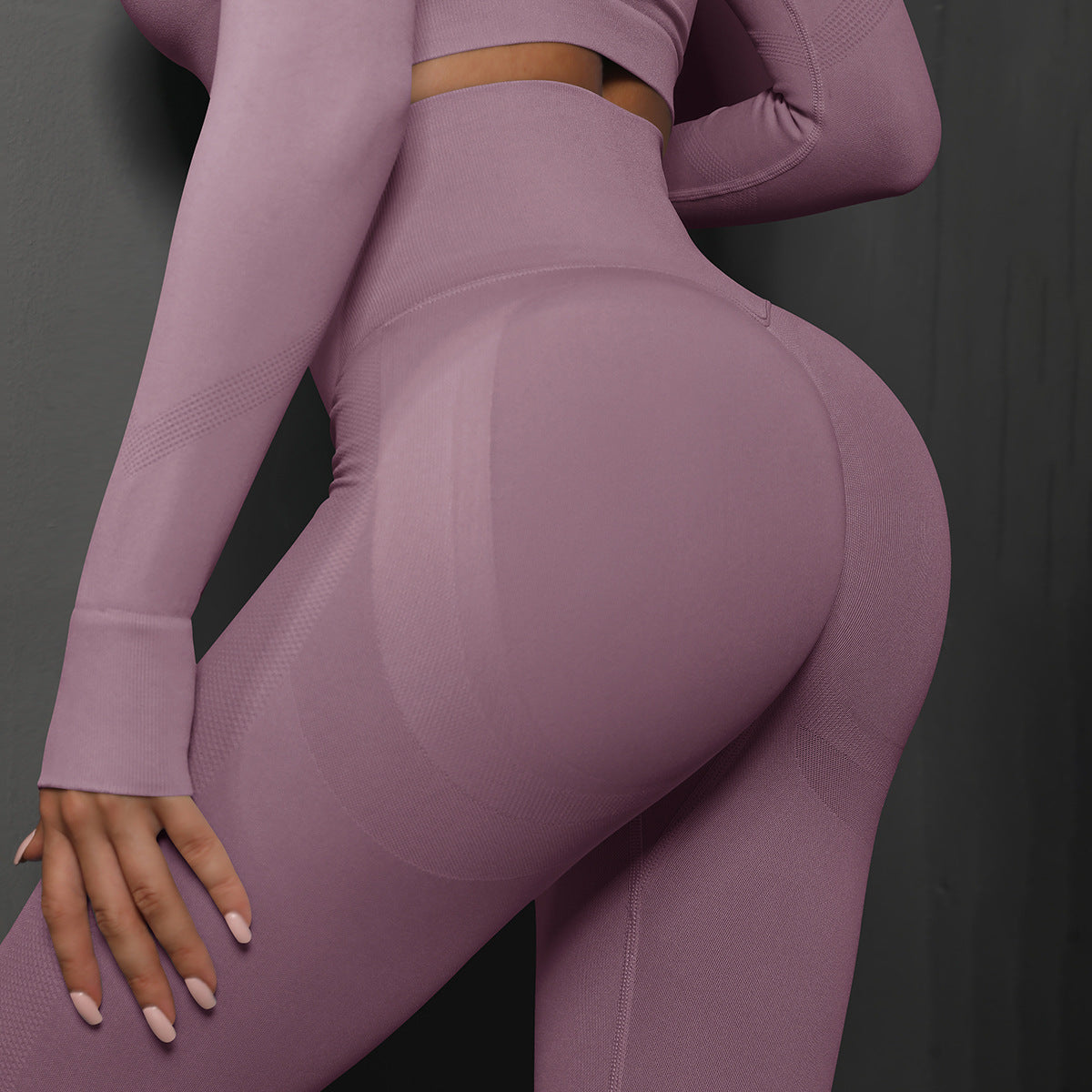 High Waist Seamless Yoga Pants Women'S Solid Color Full Length Leggings Fitness Hip up Running Sport Gym Legging Outfits