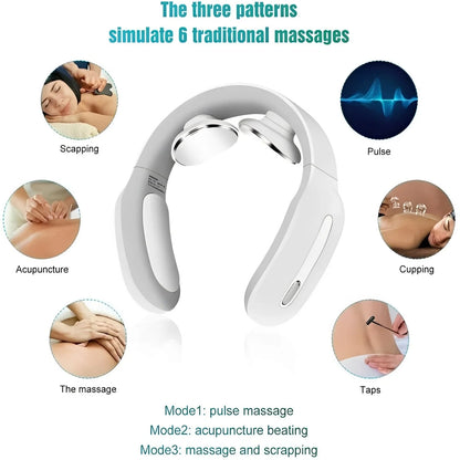 Rechargeable Comfort Neck Massager with Heat and Vibration Settings