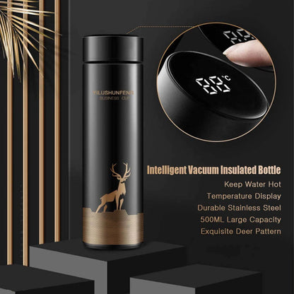 500Ml Thermosflasche Intelligente Temperaturanzeige Flasche Smart Coffee Cup Glass&Bottle Happy Day!
