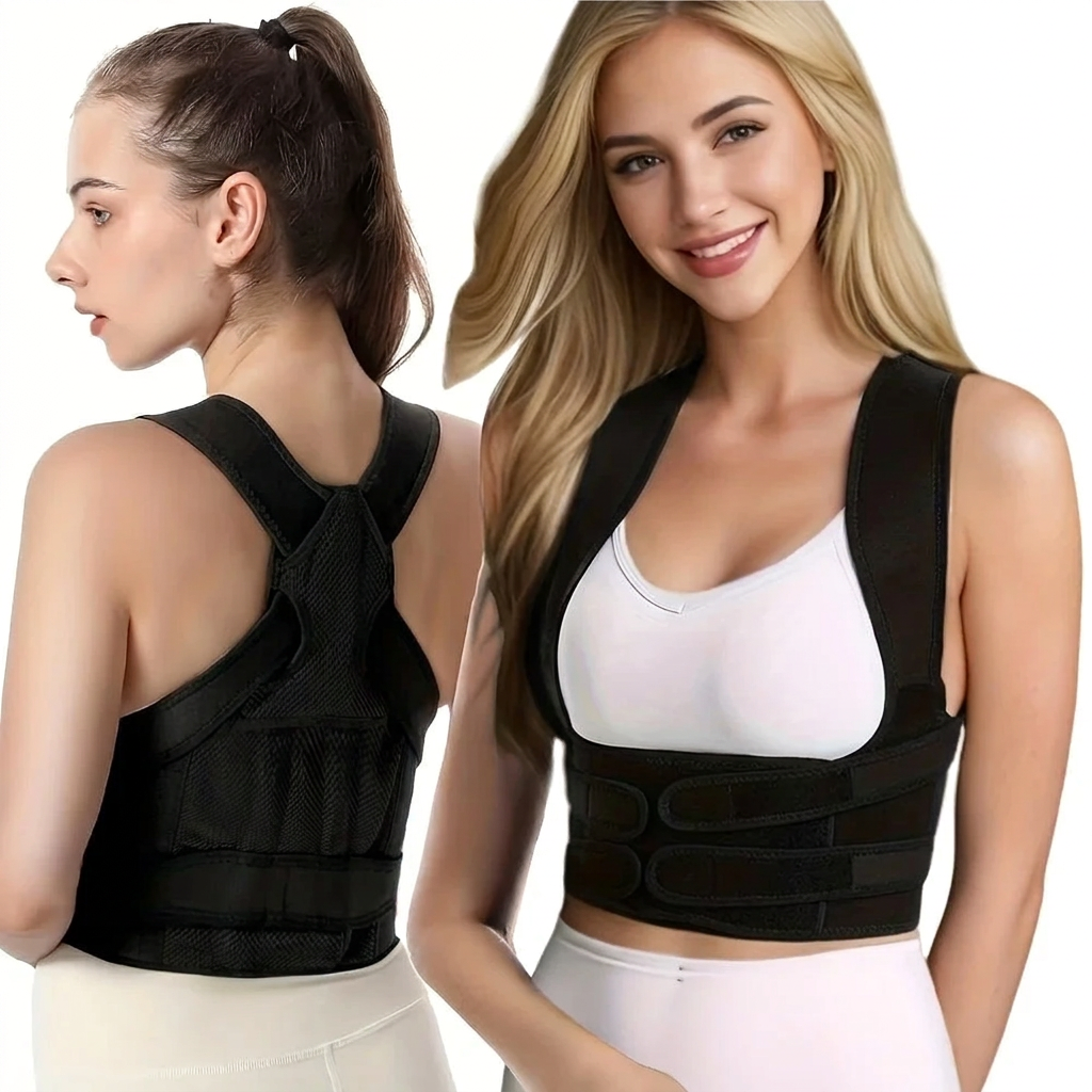 Black back brace photo edited to remove cyan arrows and glow