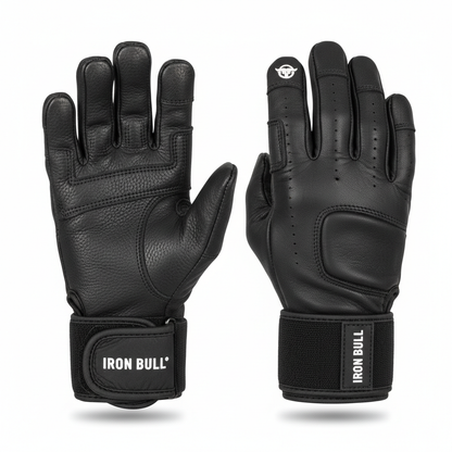 Black Weightlifting Gloves